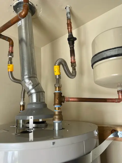 Water heater installation and plumbing repair in La Salle